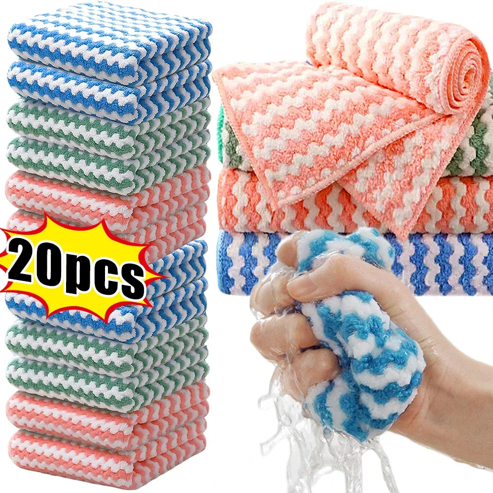 Magic Clean Velvet Microfiber Cloths