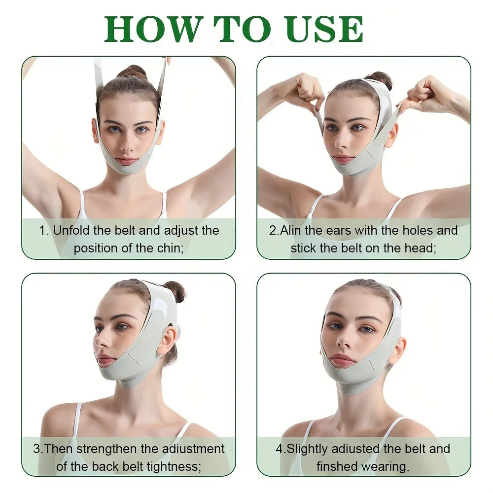 Reusable Face Slimming Bandage V Line Face Shaper Women Chin Cheek Lift Up