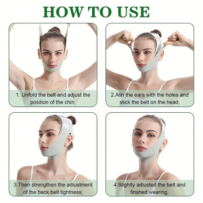 Reusable Face Slimming Bandage V Line Face Shaper Women Chin Cheek Lift Up