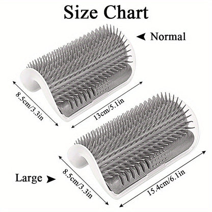 Massage Pet Cat Brush Corner Scrape Hair Removal