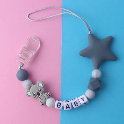 Custom Personalized Name Pacifier Chain for Baby