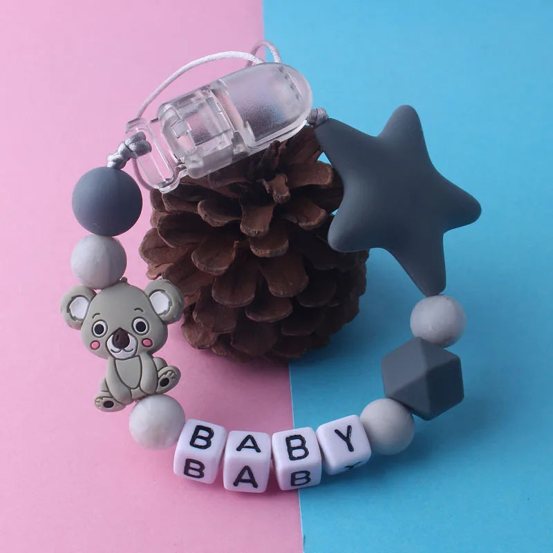 Custom Personalized Name Pacifier Chain for Baby