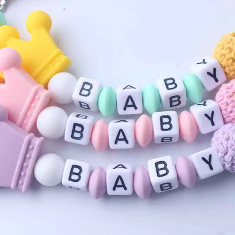 Custom Personalized Name Pacifier Chain for Baby