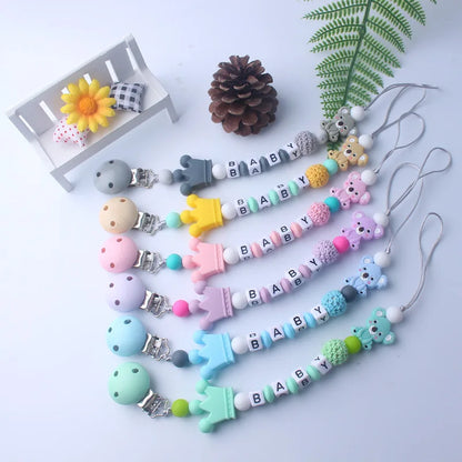 Custom Personalized Name Pacifier Chain for Baby