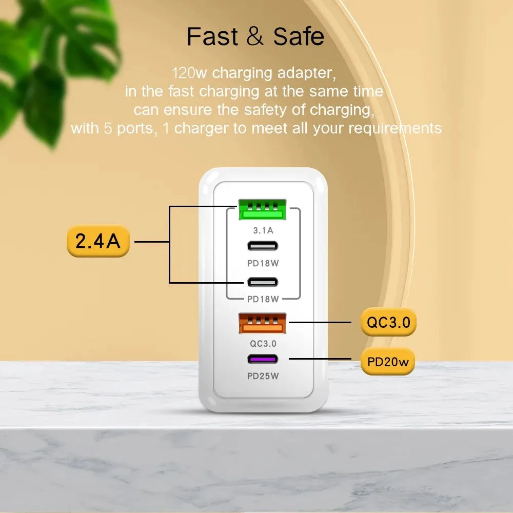 Rapid Multi-Charge Phone Adapter