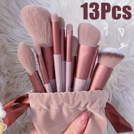 13 PC Makeup Brush Set